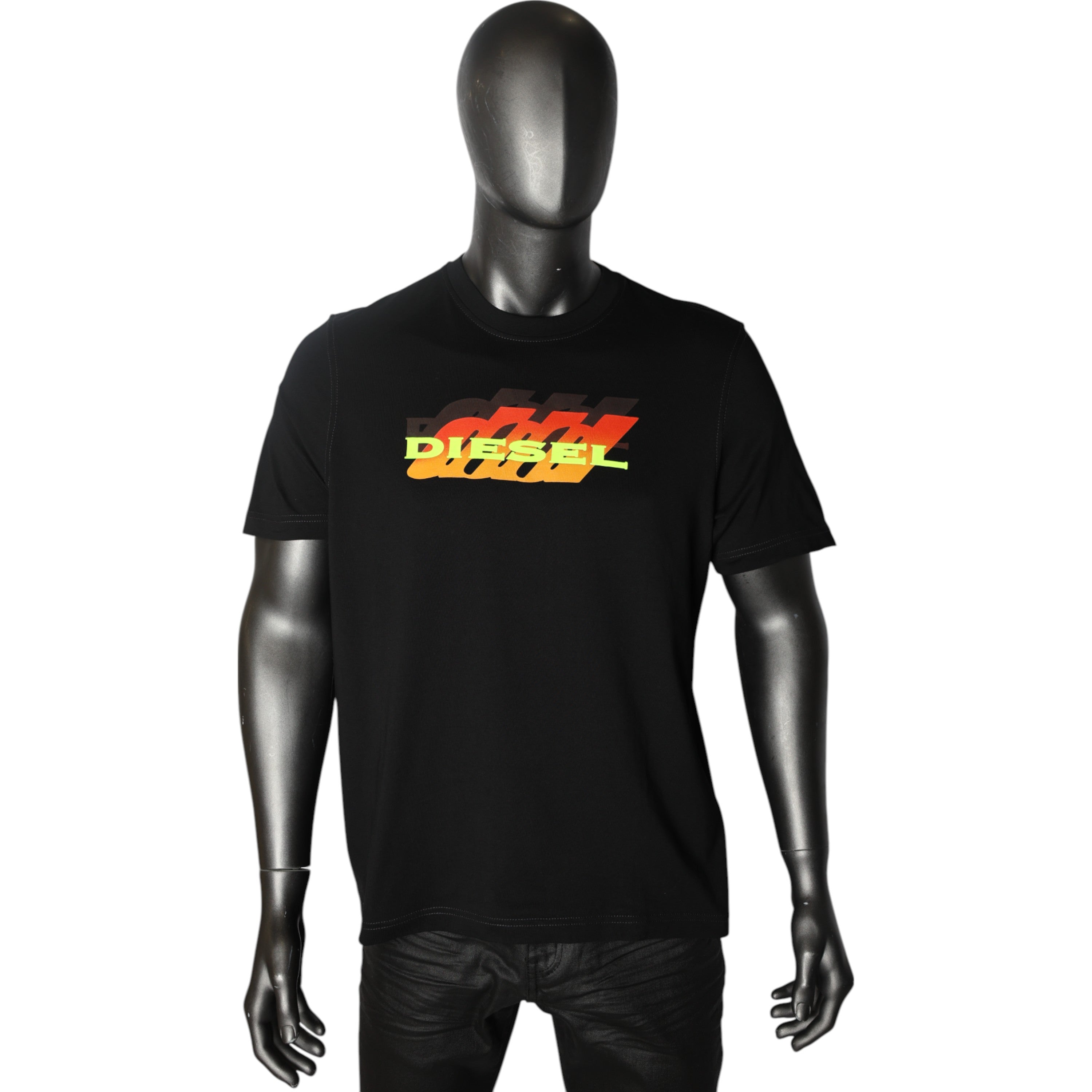 Diesel T-Shirt T-Adjust Logo Black